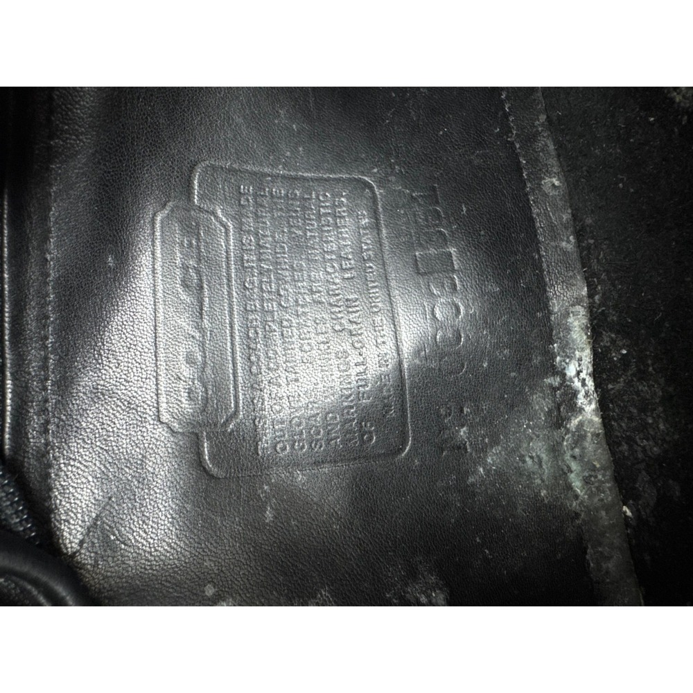 Vintage Coach Canteen Leather Waist Pouch Belt Bag Fanny‎ Pack Black Unisex - Picture 9 of 12